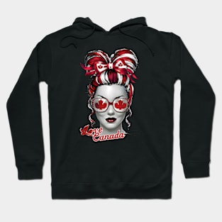 canadian woman Hoodie